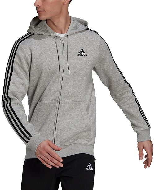 adidas Men's Essentials Full-Zip Hoodie Men's Fashion & Accessories