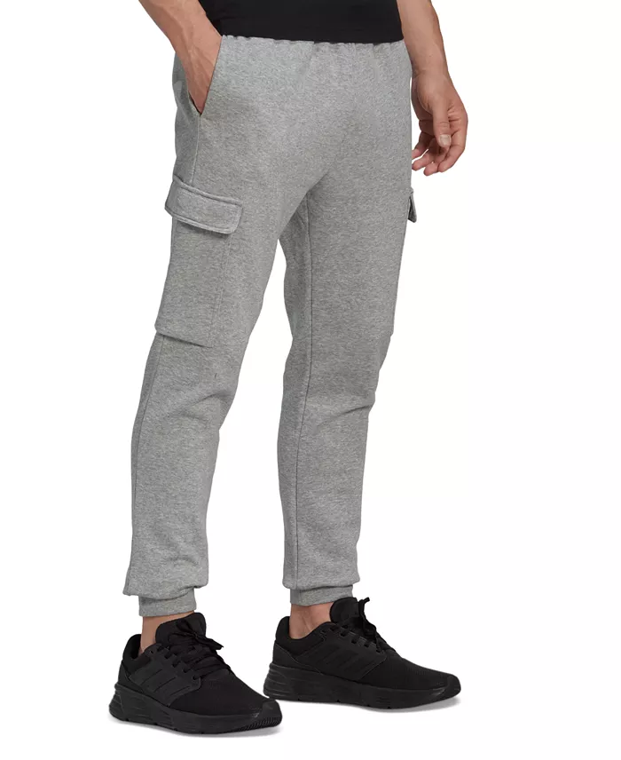 Adidas Men's Essentials Regular Tapered-Fit Fleece Cargo Joggers Men's Fashion & Accessories