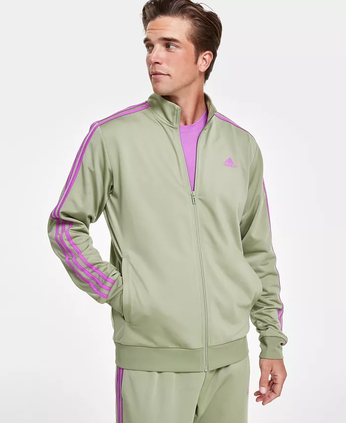 Adidas Men's Essentials Warm-Up 3-Stripes Track Jacket Men's Fashion & Accessories