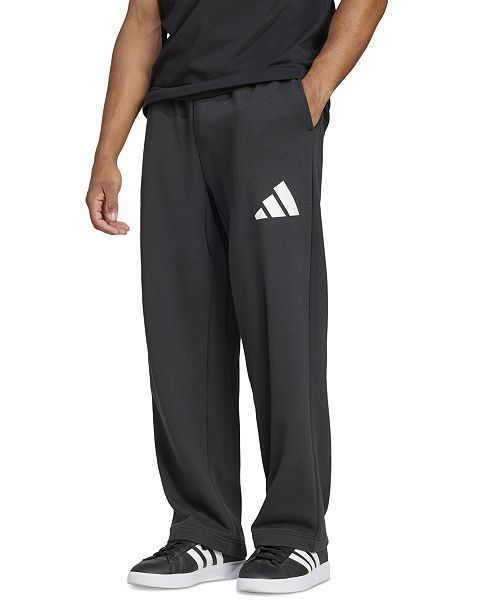 adidas Men's Loose-Fit Wide-Leg French Terry Pants Men's Fashion & Accessories