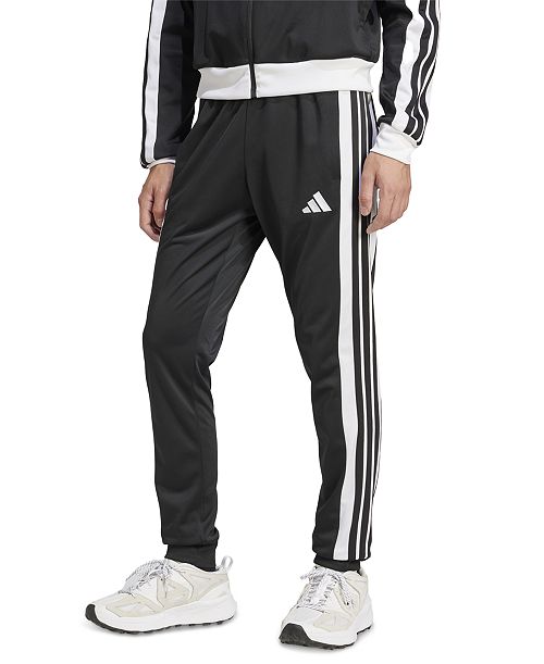 adidas Men's Regular-Fit 3-Stripes Colorblocked Tricot Track Pants Men's Fashion & Accessories