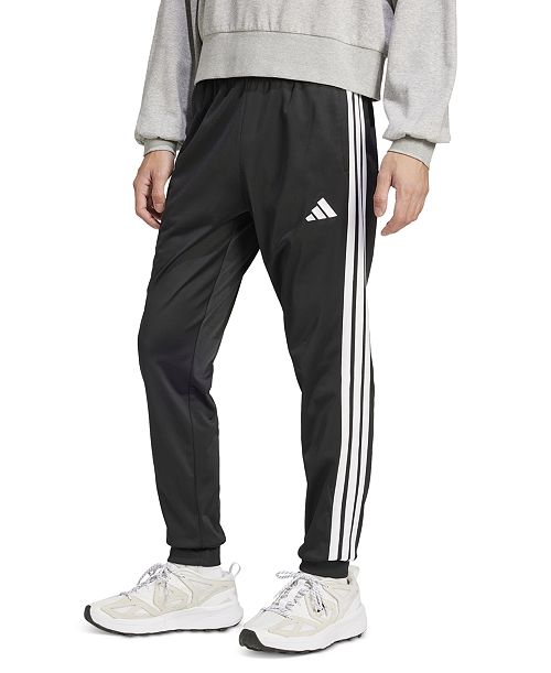 adidas Men's Regular-Fit Tapered Stripe Track Pants Men's Fashion & Accessories
