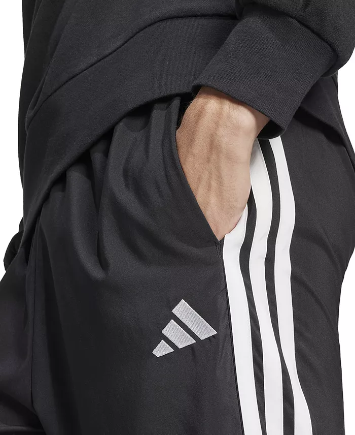 Adidas Men's Stanford Essential Three-Stripes Open Hem Track Pants Men's Fashion & Accessories