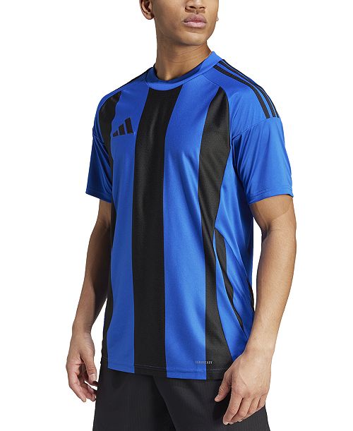 adidas Men's Stripe Logo Jersey T-Shirt Men's Fashion & Accessories