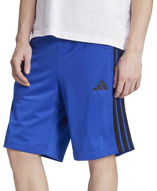 adidas Men's Three-Stripes 10" Tricot Shorts Men's Fashion & Accessories