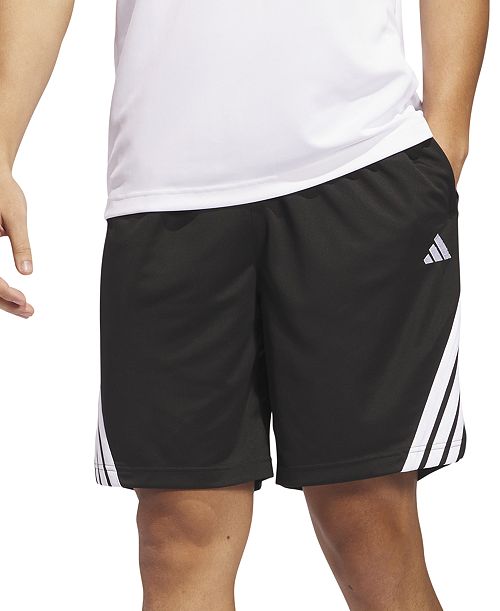 adidas Men's Three-Stripes Legends Basketball Shorts 9" Men's Fashion & Accessories