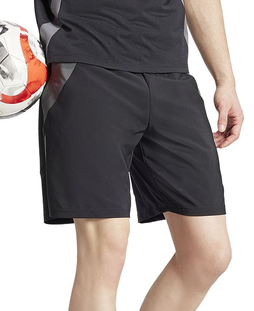 adidas Men's Tiro 24 Moisture-Wicking Drawstring 8" Shorts Men's Fashion & Accessories