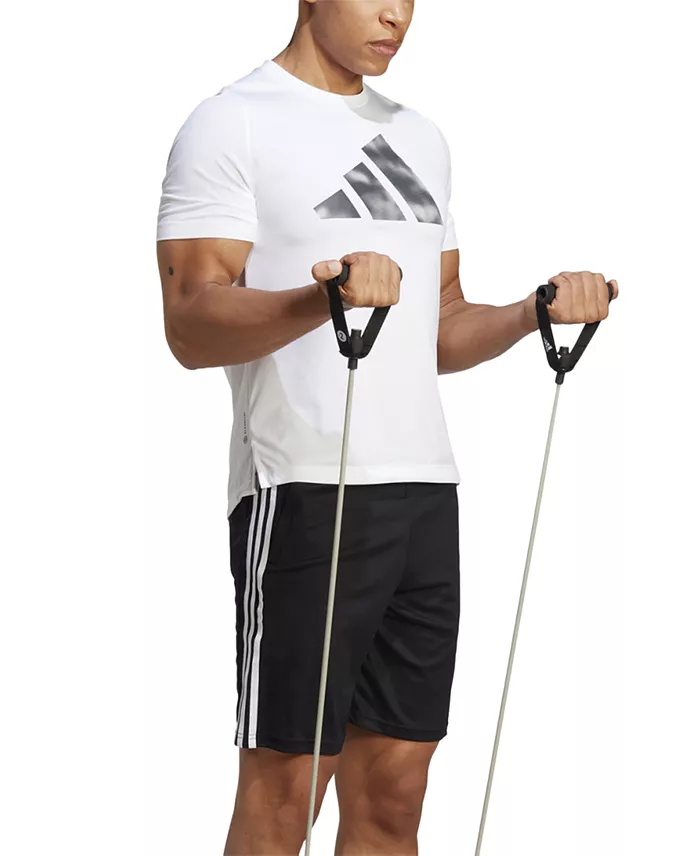 Adidas Men's Train Essentials Classic-Fit AEROREADY 3-Stripes 10" Training Shorts Men's Fashion & Accessories