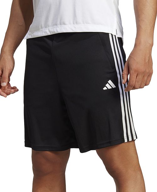 adidas Men's Train Essentials Classic-Fit AEROREADY 3-Stripes 10" Training Shorts Men's Fashion & Accessories
