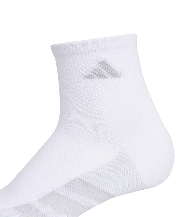 Adidas Women's 3-Pk. All Day Training Quarter Socks Women's Fashion Shoes & Accessories