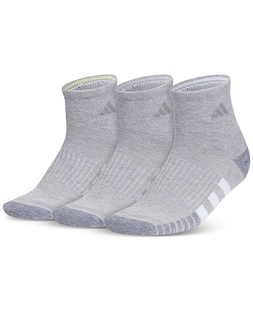 adidas Women's 3-Pk. Cushioned 3.0 Quarter Socks 5159152A Women's Fashion Shoes & Accessories
