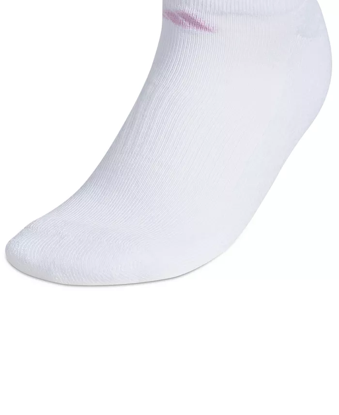Adidas Women's 6-Pk. Athletic Cushioned No-Show Socks Women's Fashion Shoes & Accessories