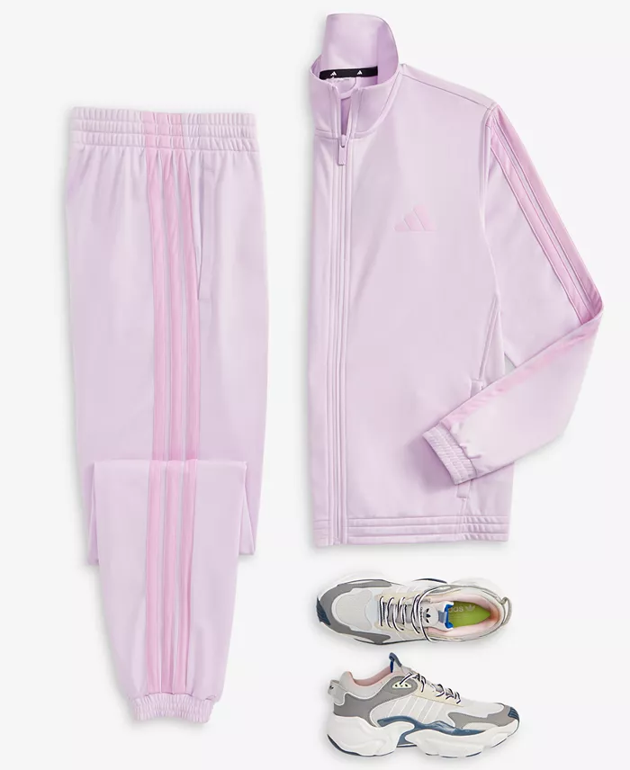 Adidas Women's Tricot 3-Stripes Track Jacket & Pants Women's Fashion Shoes & Accessories
