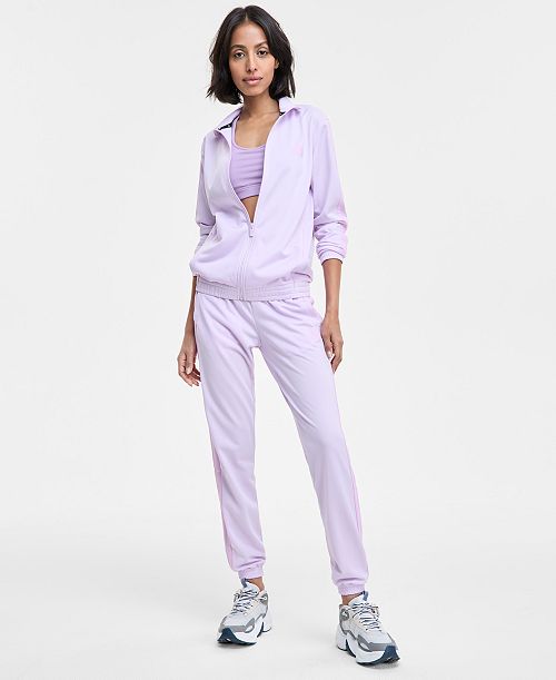 Adidas Women's Tricot 3-Stripes Track Jacket & Pants Women's Fashion Shoes & Accessories