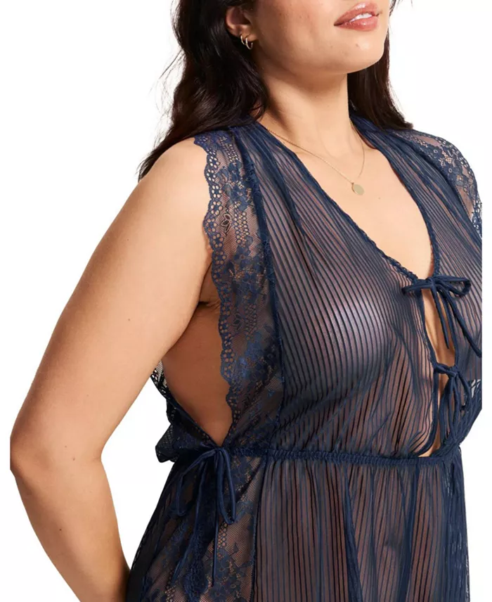 Adore Me Plus Size Juli Romper Lingerie Women's Fashion Shoes & Accessories