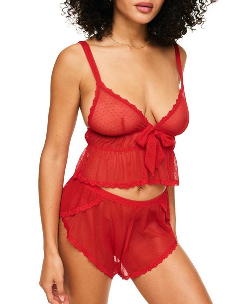 Adore Me Women's Betty Cami & Shorts Set Lingerie Women's Fashion Shoes & Accessories