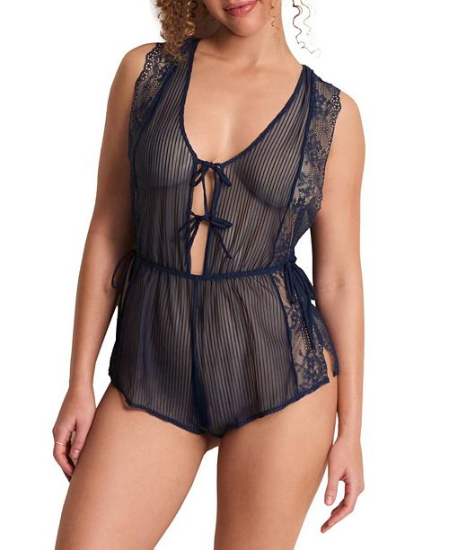Adore Me Women's Juli Romper Lingerie Women's Fashion Shoes & Accessories