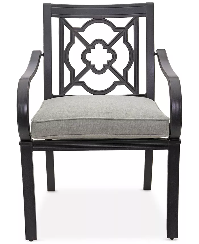Agio St Croix Outdoor 7-pc Dining Set (68x38" Table + 6 Dining Chairs) Created For Macy's Furniture