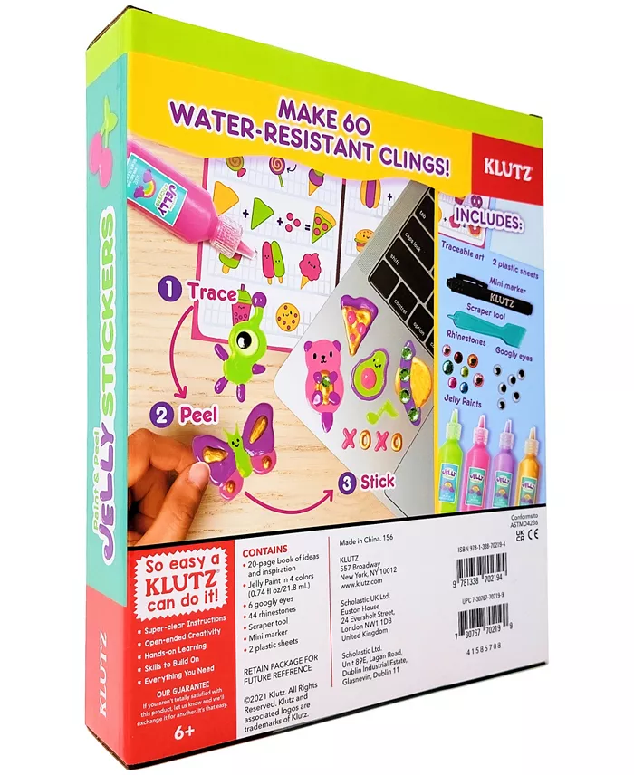 Klutz Paint Peel Jelly Stickers All Toys