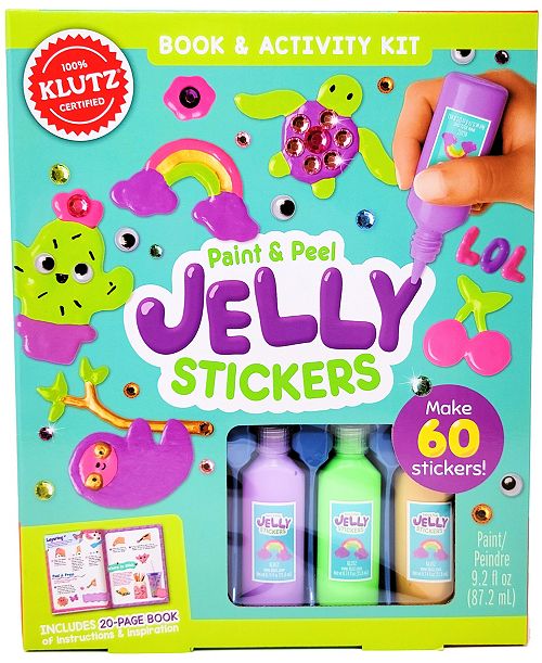 Klutz Paint Peel Jelly Stickers All Toys