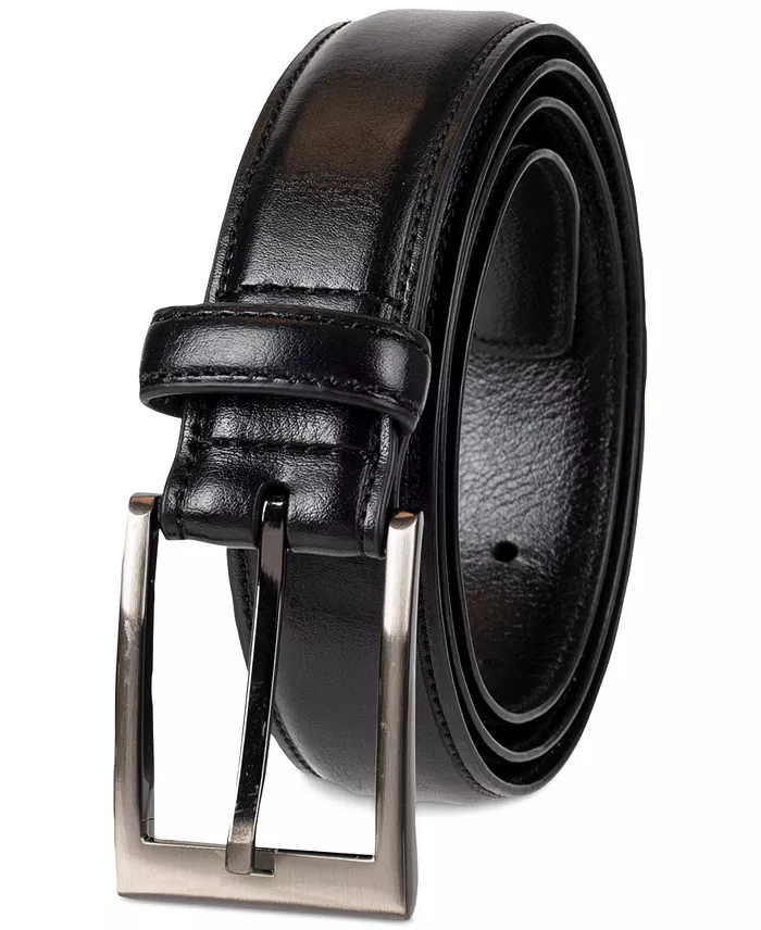 Alfani Men's Edge Stitched Belt Created For Macy's Men's Fashion & Accessories