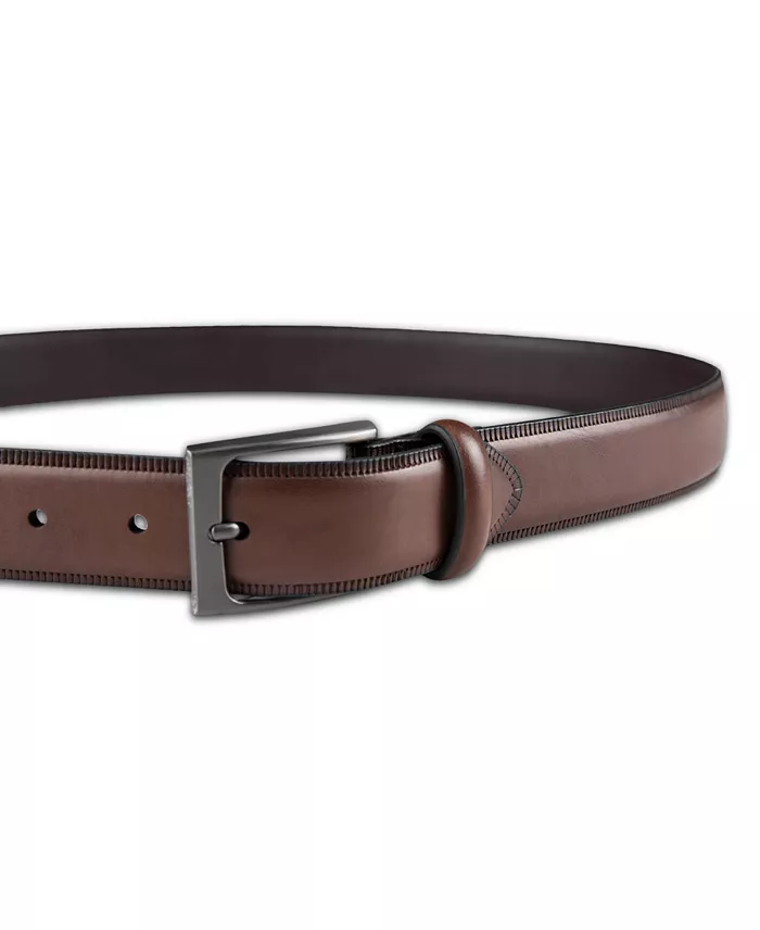 Alfani Men's Embossed Edge Belt Created For Macy's Men's Fashion & Accessories