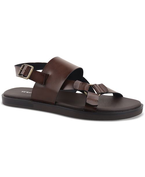 Alfani Men's Enzo Buckled-Strap Sandals Created for Macy's Men's Shoes