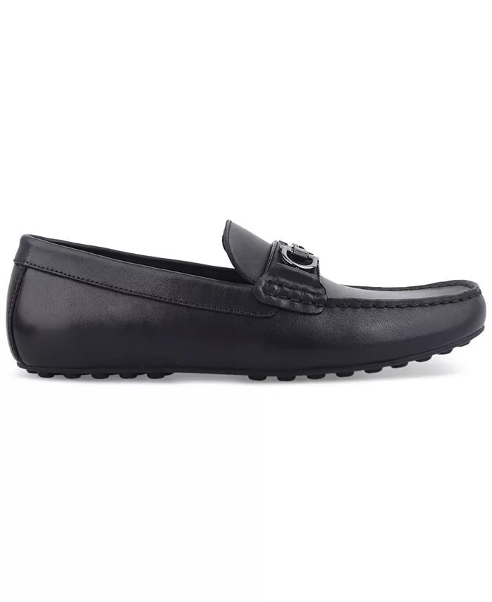 Alfani Men's Jasonn Leather Slip-On Bit Driving Loafers Exclusively At Macy's Men's Shoes