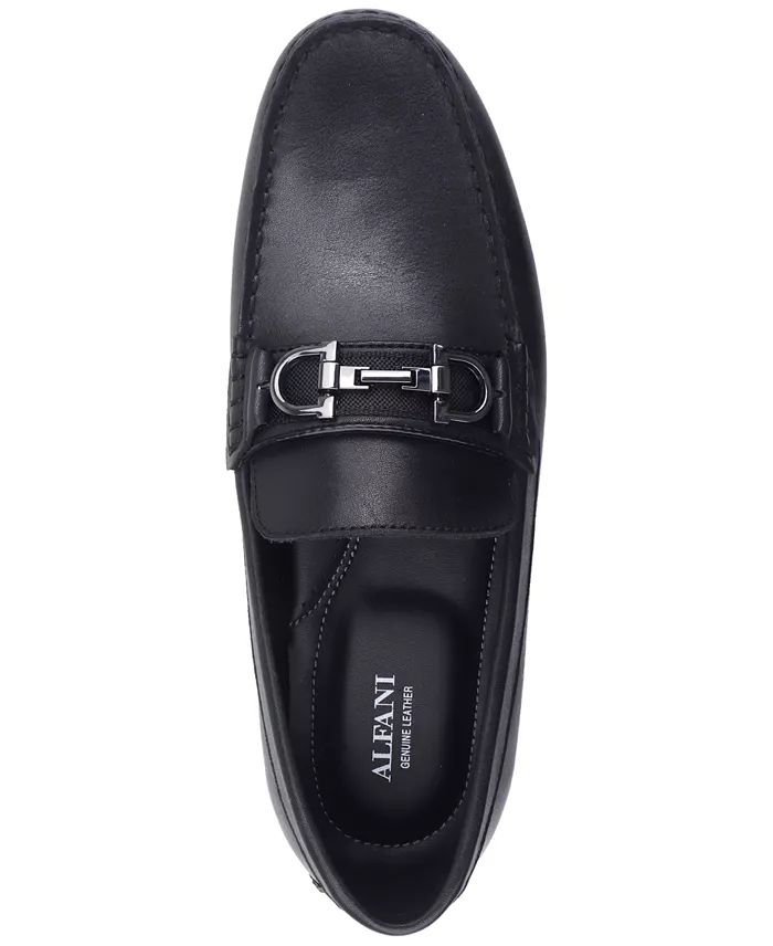 Alfani Men's Jasonn Leather Slip-On Bit Driving Loafers Exclusively At Macy's Men's Shoes