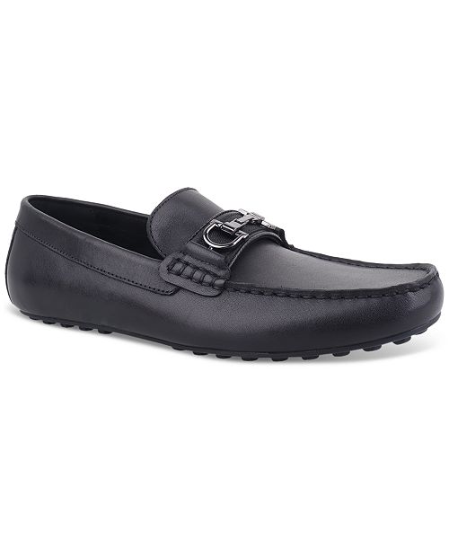 Alfani Men's Jasonn Leather Slip-On Bit Driving Loafers Exclusively at Macy's Men's Shoes