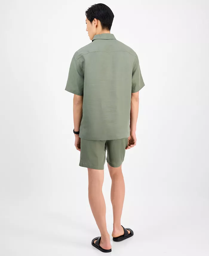 Alfani Men's Linen Shirt & Shorts Exclusively At Macy's Men's Fashion & Accessories