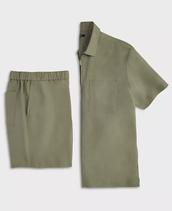 Alfani Men's Linen Shirt & Shorts Exclusively At Macy's Men's Fashion & Accessories