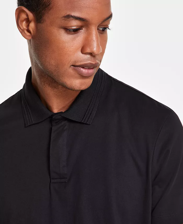 Alfani Men's Regular-Fit Mercerized Polo Shirt Created For Macy's Men's Fashion & Accessories