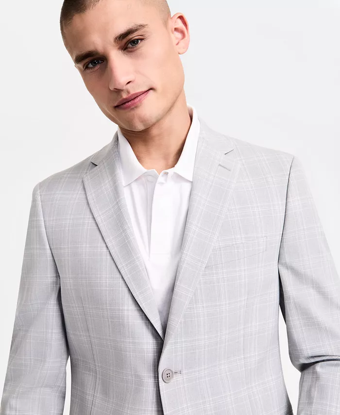 Alfani Men's Slim-Fit Plaid Suit Jacket Created For Macy's Men's Fashion & Accessories