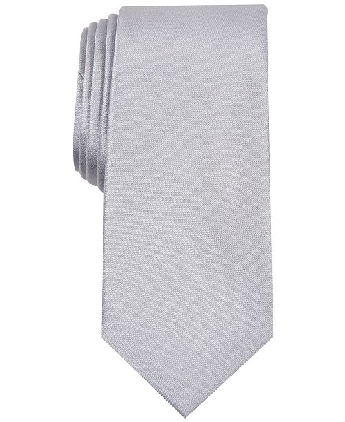 Alfani Men's Solid Texture Slim Tie Created for Macy's Men's Fashion & Accessories
