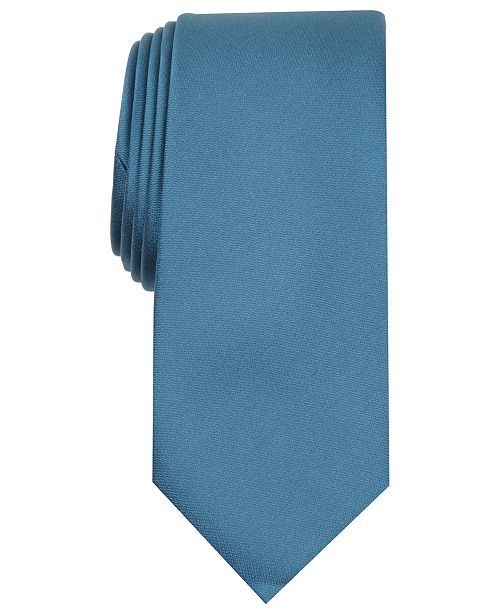 Alfani Men's Solid Texture Slim Tie Created for Macy's Men's Fashion & Accessories