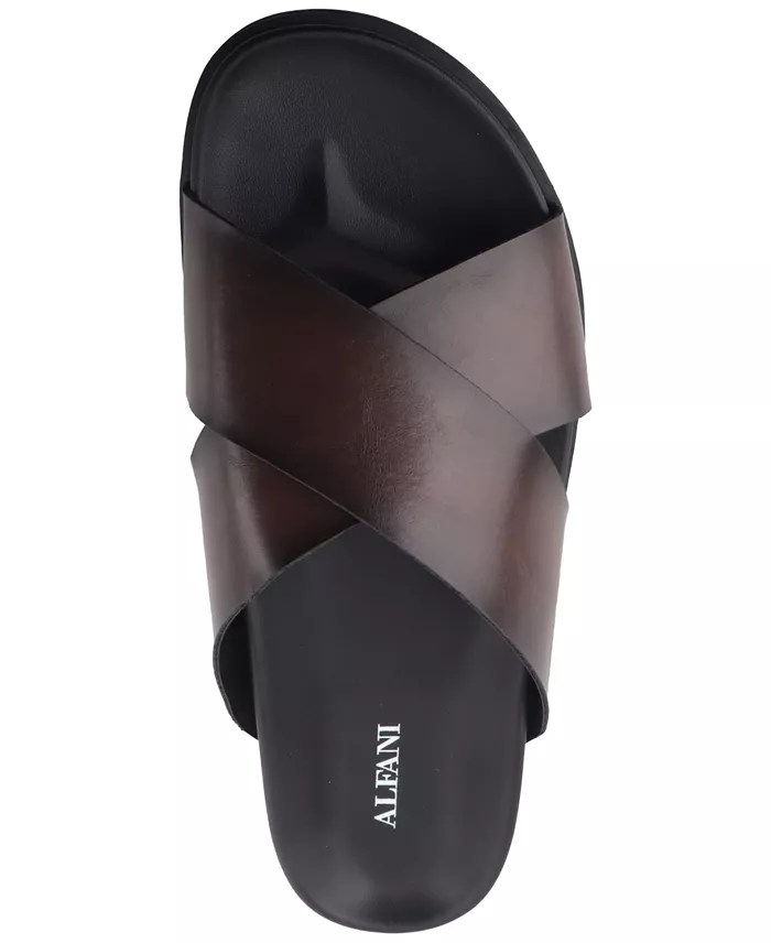Alfani Men's Wallace Banded Sandals Exclusively At Macy's Men's Shoes