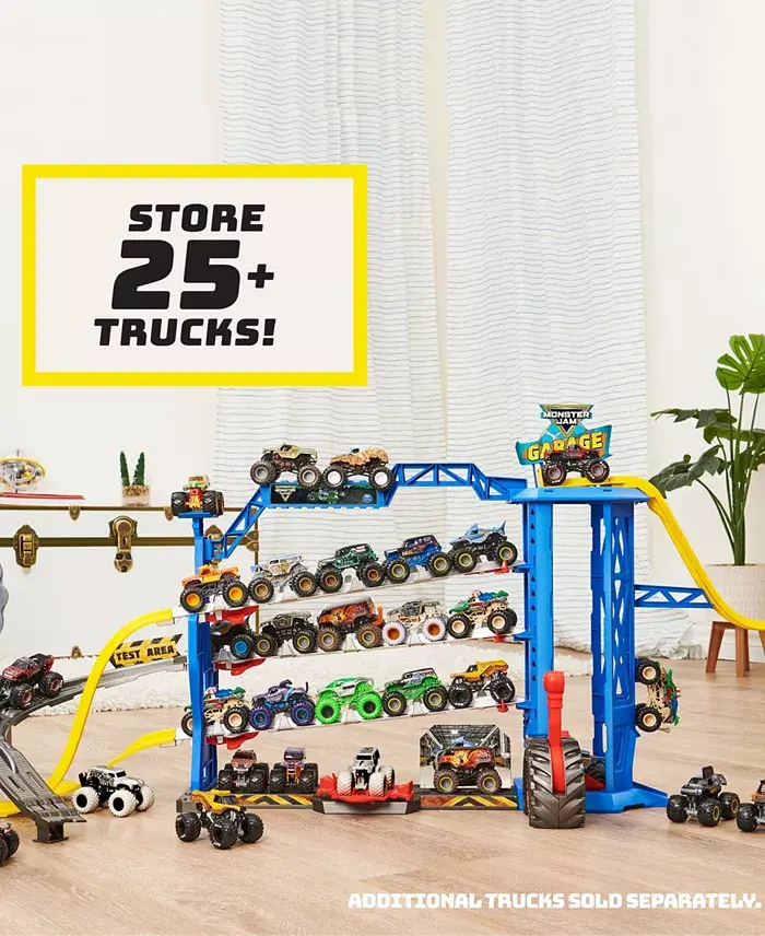 Monster Jam Garage Playset & Storage All Toys