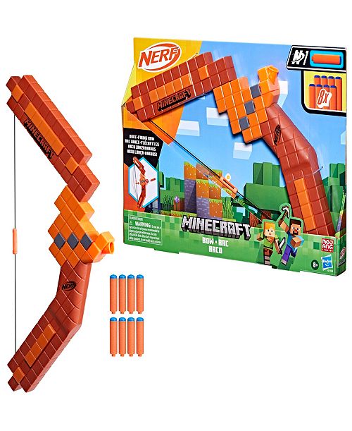 Nerf Minecraft Bow Dart Blaster All Toys