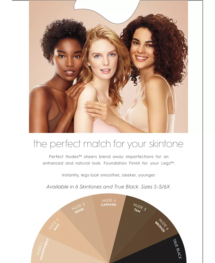 ALLSTAR PRODUCTS GROUP Hanes Perfect Nudes Run Resistant Tummy-Control Girl-Short Pantyhose Women's Fashion Shoes & Accessories