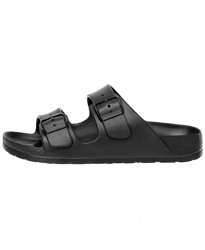 Alpine Swiss Men's Double Strap EVA Slide Sandals Sole Flat Casual Comfort Shoes Men's Shoes
