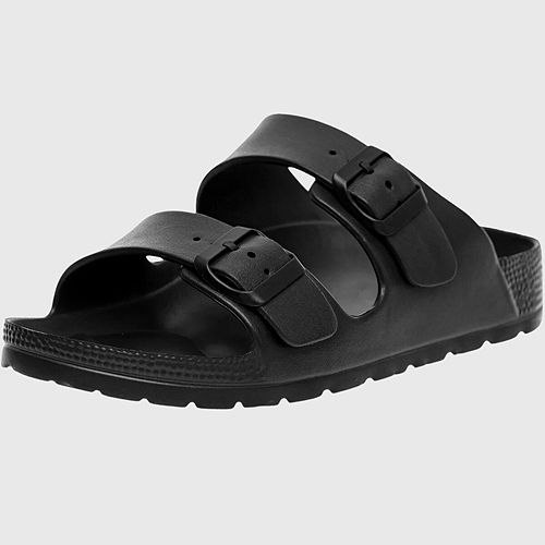 Alpine Swiss Men's Double Strap EVA Slide Sandals Sole Flat Casual Comfort Shoes Men's Shoes