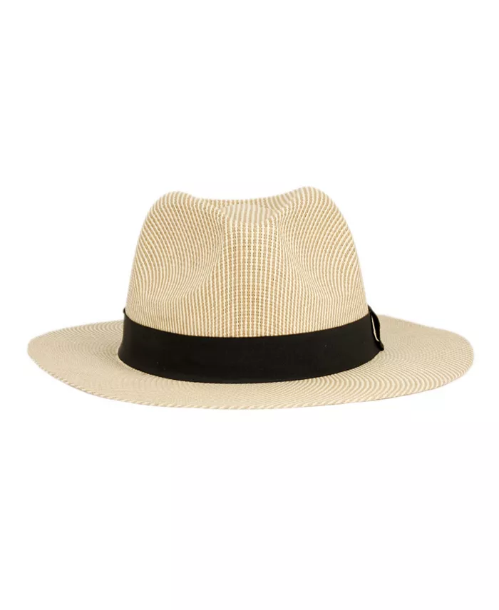 Angela & William Straw Panama Fedora Sun Hat Women's Fashion Shoes & Accessories