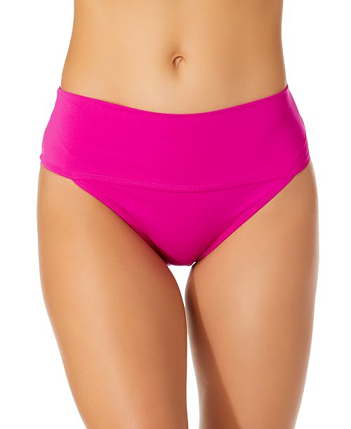 Anne Cole Women's High-Waist Soft-Band Bikini Bottom Women's Fashion Shoes & Accessories