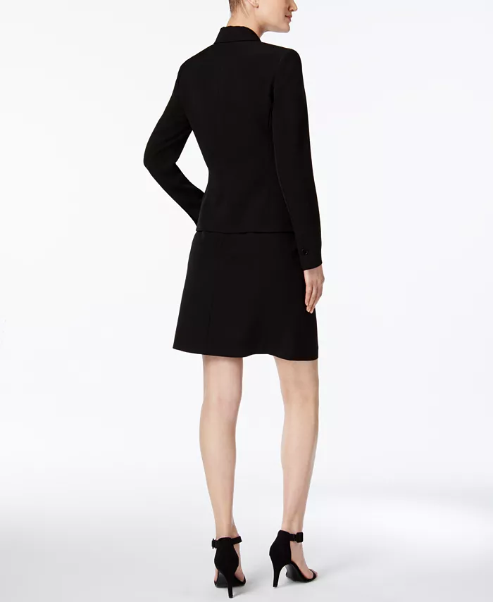 Anne Klein Petite Executive Collection Single-Button A-Line Skirt Suit Created For Macy's Women's Fashion Shoes & Accessories