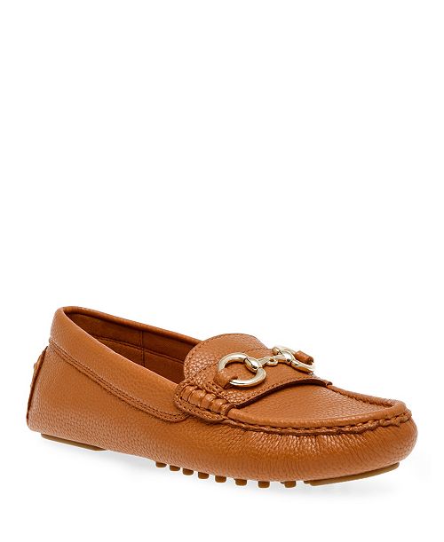 Anne Klein Women's Chrystie Moccasin Driver Loafers Women's Fashion Shoes & Accessories