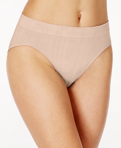 Bali One Smooth U All-Over Smoothing Hi Cut Brief Underwear 2362 Women's Fashion Shoes & Accessories