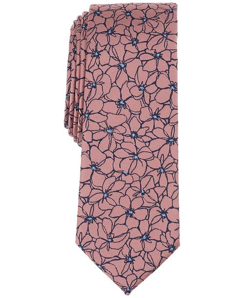 Bar III Men's Bouverie Floral Tie Exclusively at Macy's Men's Fashion & Accessories