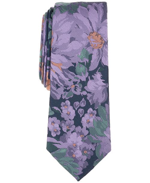 Bar III Men's Haydon Floral Tie Exclusively at Macy's Men's Fashion & Accessories