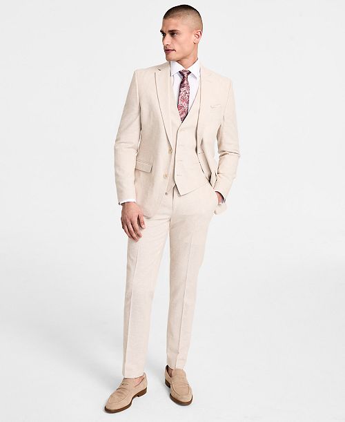Bar III Men's Slim-Fit Linen Suit Separates Exclusively at Macy's Men's Fashion & Accessories